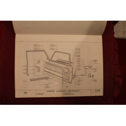 124  CATALOGO PARTI DI RICAMBIO-CARROZZERIA (2° EDIZIONE 1967)