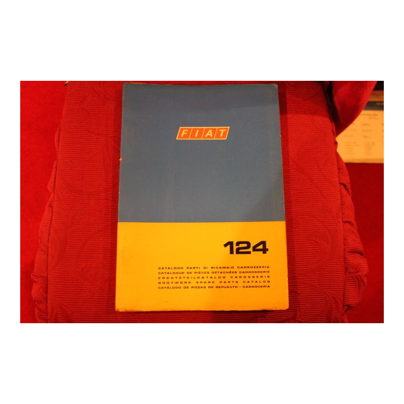 124  CATALOGO PARTI DI RICAMBIO-CARROZZERIA (3° EDIZIONE 1970)