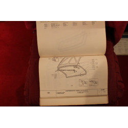 124  CATALOGO PARTI DI RICAMBIO-CARROZZERIA (3° EDIZIONE 1970)