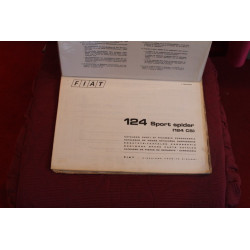 124 SPORT SPIDER  CS  CATALOGO PARTI DI RICAMBIO-CARROZZERIA (1° EDIZIONE 1972)
