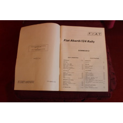 124 RALLY ABARTH   HANDBOOK FOR REPAIRS (1973)