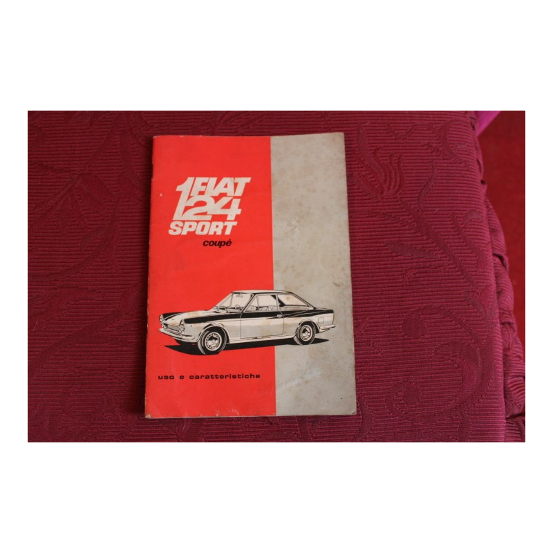 124 SPORT COUPE'  LIBRETTO USO E MANUTENZIONE (2° EDIZIONE 1967)
