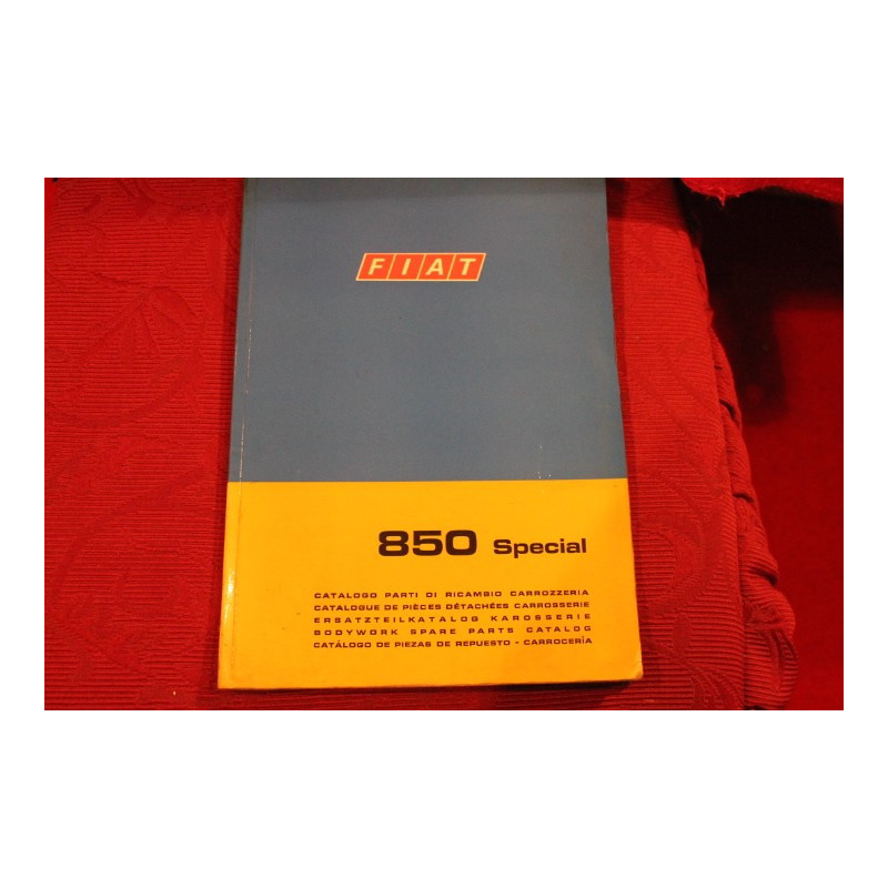 850 SPECIAL    BODY SPARE PARTS CATALOGUE (1° EDITION 1968)