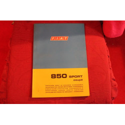 850 SPORT COUPE'    CATALOGO PARTI DI RICAMBIO-CARROZZERIA (1° EDIZIONE 1968)
