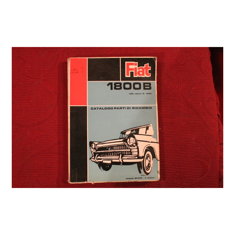 1800 B     MECHANICS SPARE PARTS CATALOGUE (1965)