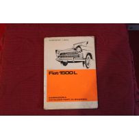 1500 L   BODY SPARE PARTS CATALOGUE (1° EDITIONS 1963)