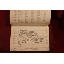1300/1500    CATALOGO PARTI DI RICAMBIO-CARROZZERIA (2° EDIZIONE 1966)