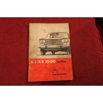 1500 SEDAN    USE AND SERVICE BOOK (1°EDITION 1964) a little dirty