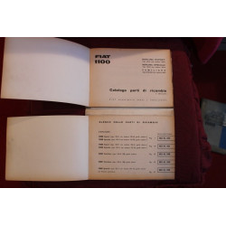 1100  103 H   103 G    CATALOGO PARTI DI RICAMBIO-MECCANICA (2° EDIZIONE 1961)