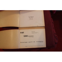 1200 GRANLUCE    MECHANICS SPARE PARTS CATALOGUE (1° EDITION 1957)