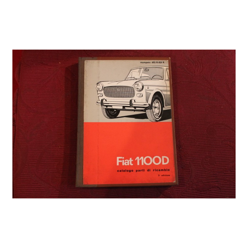 1100 D   MECHANICS SPARE PARTS CATALOGUE (2° EDITION 1965) some defects