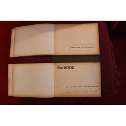1100 D    CATALOGO PARTI DI RICAMBIO-MECCANICA (2° EDIZIONE 1965) qualche difetto.