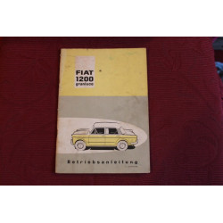 1200  GRANLUCE   USE AND SERVICE BOOK (IN GERMAN)  (3°EDITION 1959)