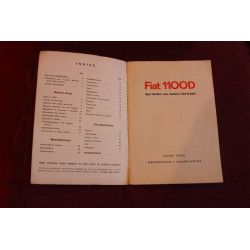 1100 D     LIBRETTO USO E MANUTENZIONE (1° EDIZIONE 1963)