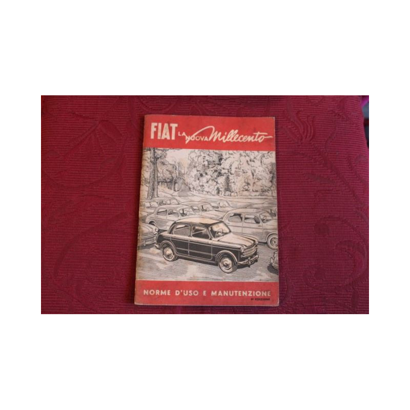 NUOVA 1100    LIBRETTO USO E MANUTENZIONE (8° EDIZIONE 1955)