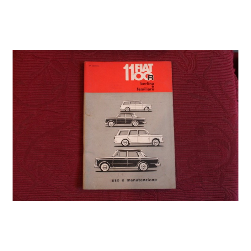 1100 R SEDAN AND STATION     USE AND SERVICE BOOK (3° EDITION 1966)