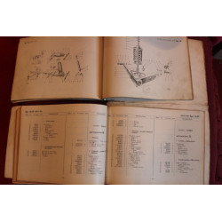 600 D   MECHANICS SPARE PARTS CATALOGUE (1°EDITION 1960)  dirty and cover with defect