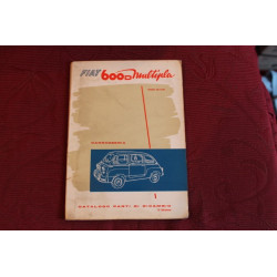 600 D MULTIPLA     CATALOGO PARTI DI RICAMBIO-CARROZZERIA (2°EDIZIONE 1963)