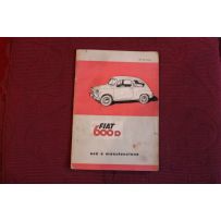 600 D   USE AND SERVICE BOOK (40° EDITION 1966)