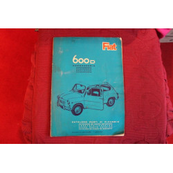 600 D    BODY SPARE PARTS CATALOGUE (1° EDITION 1964)