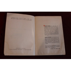 FIAT   ADVICES TO THE DRIVERS      BOOKLET SUPPLIED WITH FIAT CARS '50 YEARS