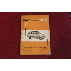 500 GIARDINIERA     CATALOGO PARTI DI RICAMBIO-CARROZZERIA (2° EDIZIONE 1961)