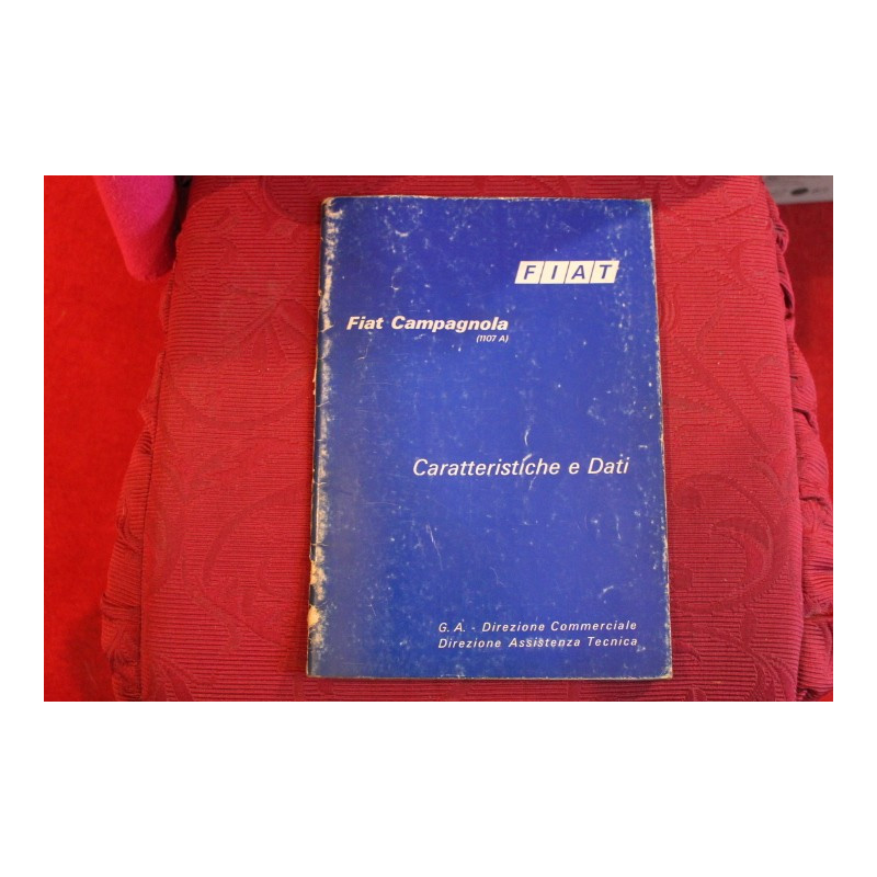 CAMPAGNOLA  1107 A       CARATTERISTICHE E DATI (1974)