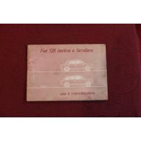 128 SEDAN e STATION    USE AND SERVICE BOOK (16°EDITION 1973) faded cover.