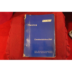 X 1/9      HANDBOOK FOR REPAIRS (1972) cover with little defects, but inside good.