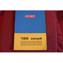 130  COUPE'      CATALOGO PARTI DI RICAMBIO-CARROZZERIA (1°EDIZIONE 1971)