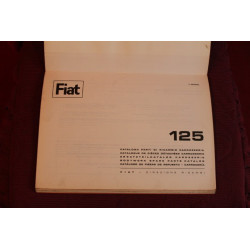 125      BODYSPARE PARTS CATALOGUE (1°EDITION 1967)