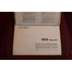 125 SPECIAL     BODY SPARE PARTS CATALOGUE (2°EDITION 1970)