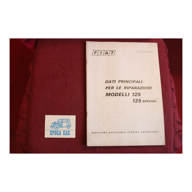 125  /  125 SPECIAL       HANDBOOK FOR REPAIRS (1972)