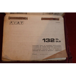 132 GS GLS      BODY SPARE PARTS CATALOGUE (1°EDITION 1974) cover in bad condition.