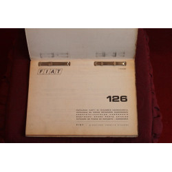 126      BODY SPARE PARTS CATALOGUE (1°EDITION 1972)