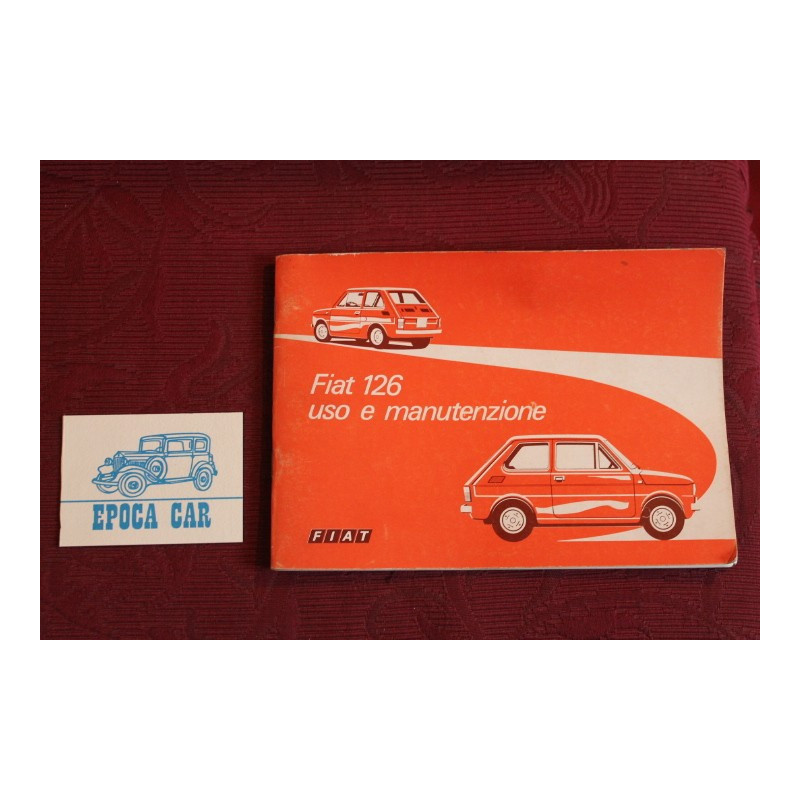 126       USE AND SERVICE BOOK (3°EDITION 1973)
