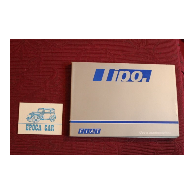 TIPO     LIBRETTO USO E MANUTENZIONE (10°EDIZIONE 1990)