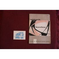 BIANCHINA      USE AND SERVICE BOOK (7°EDITION 1962)