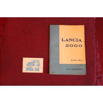 LANCIA 2000 SEDAN     USE AND SERVICE BOOK (1°EDITION 1971)