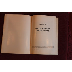BETA COUPE' SPIDER 1600   2000       LIBRETTO USO E MANUTENZIONE (7°EDIZIONE 1977)
