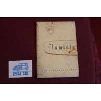 FLAMINIA       USE AND SERVICE BOOK (1°EDITION 1960) cover with same defects, but inside good.