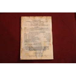 FLAVIA 819       USE AND SERVICE BOOK (1°EDITION 1970 ) last pages with halos, but legible.