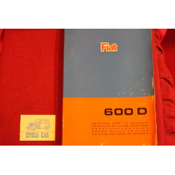 600 D     CATALOGO PARTI DI RICAMBIO-MECCANICA (1°EDIZIONE 1967)