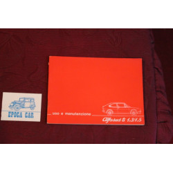 ALFASUD TI  1300 1500     USE AND SERVICE BOOK  (1979)