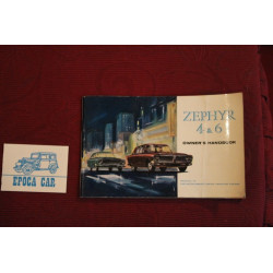 FORD ZEPHYR 4 e 6       OWNER' S HANDBOOK (1962) IN ENGLISH