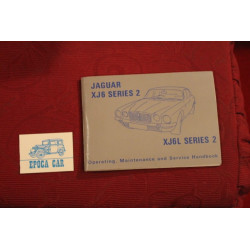 JAGUAR XJ6  SERIES 2   OPERATING MAINTENANCE AND SERVICE HANDBOOK (1973) IN ENGLISH