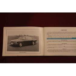 JAGUAR XJ6  SERIES 2    LIBRETTO USO E MANUTENZIONE (1973) IN INGLESE