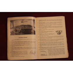 OPEL REKORD E REKORD COUPE'        USE AND SERVICE BOOK (1961) IN ITALIAN