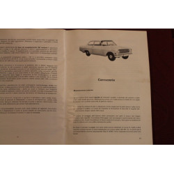 OPEL REKORD     USE AND SERVICE BOOK (1963) IN ITALIAN