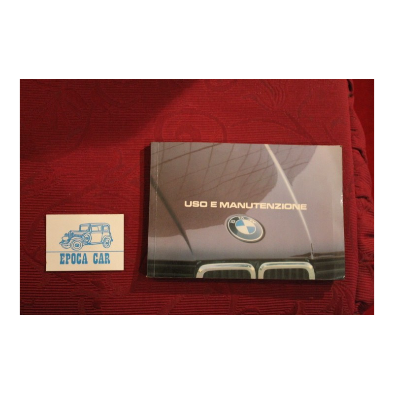 BMW 316 318i 320i 325i      USE AND SERVICE BOOK (1982) IN ITALIAN
